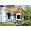 Pergola WEKA 671 Adossée De 15.7 M² Traitée Autoclave -Lafuma Soldes pergola weka 671 adossee de 157 m traitee autoclave