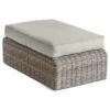 Pouf De Salon Mooréa - L.105 X P.60 X H.30 Cm - Aluminium Et Résine Tressée - Naturae -Lafuma Soldes pouf de salon moorea l105 x p60 x h30 cm aluminium et resine tressee naturae