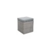 Pouf Rhodes Carré - Résine Synthétique - Grège -Lafuma Soldes pouf rhodes carre resine synthetique grege