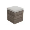Pouf Rhodes Carré - Résine Synthétique - Naturae -Lafuma Soldes pouf rhodes carre resine synthetique naturae