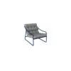 Relax Bord'eau - Aluminium Et Coussin Bubble - Bleu / Chiné Gris -Lafuma Soldes relax bord eau aluminium et coussin bubble
