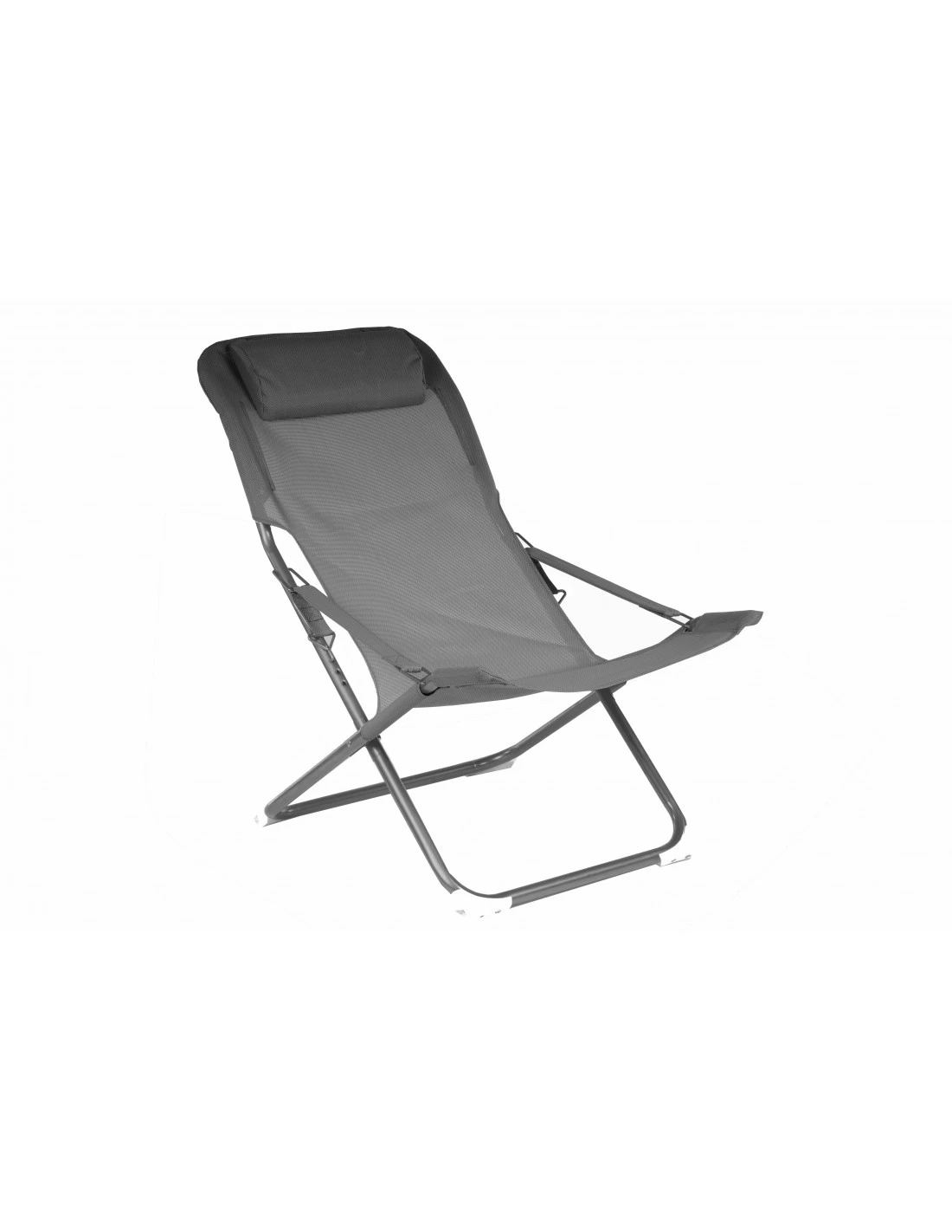 Relax De Jardin Pliant Easy - Graphite / Gris 3 Relax De Jardin Pliant Easy - Graphite / Gris