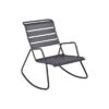 Rocking Chair Monceau En Métal - Carbone -Lafuma Soldes rocking chair a bascule monceau en metal 4