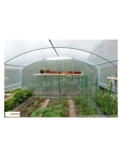 Serre Tunnel De Jardin "4 Saisons Plus" Pieds Droits Au Choix De 18 à 48 M² -Lafuma Soldes serre tunnel de jardin 4 saisons plus pieds droits au choix de 18 a 48 m 2