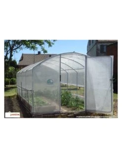 Serre Tunnel De Jardin "4 Saisons Plus" Pieds Droits Au Choix De 18 à 48 M²