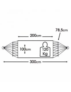 Set Hamac Metalik - Hamac Avec Support - Jobek - Turquoise Anthracite XL 140X300 -Lafuma Soldes set hamac metalik hamac avec support toile au choix jobek 4