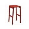 Tabouret Haut Antonino - Aluminium Rouge -Lafuma Soldes tabouret haut antonino aluminium rouge