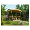 Tonnelle WEKA 662 Pour 8 Personnes En Bois Massif Traité