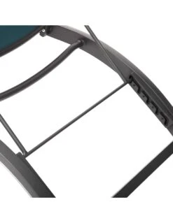 Transat De Jardin Milenio - 5 Positions - Aluminium Et Texaline - Graphite / Bleu Canard -Lafuma Soldes transat de jardin milenio 5 positions aluminium et texaline graphite bleu canard 3