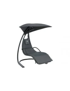 Boutique en ligne de serres et abris -Lafuma Soldes transat suspendu majorque ardoise en acier epoxy 1