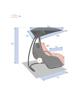 Transat Suspendu Majorque Ardoise En Acier époxy -Lafuma Soldes transat suspendu majorque ardoise en acier epoxy 7